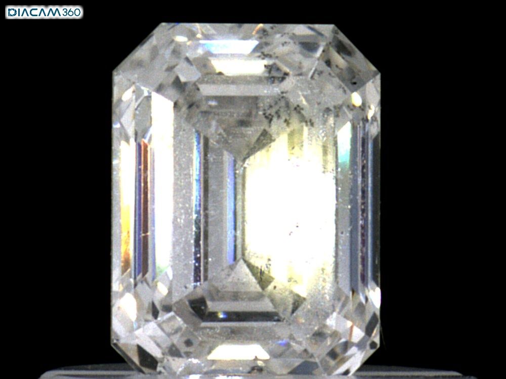 Diamond Natural 0,51Ct G-SI2 Emerald - GIA3415323202