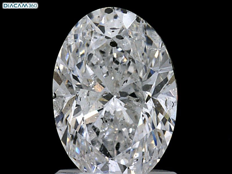 Diamond Natural 1,5Ct D-SI2 Oval - IGI457052799