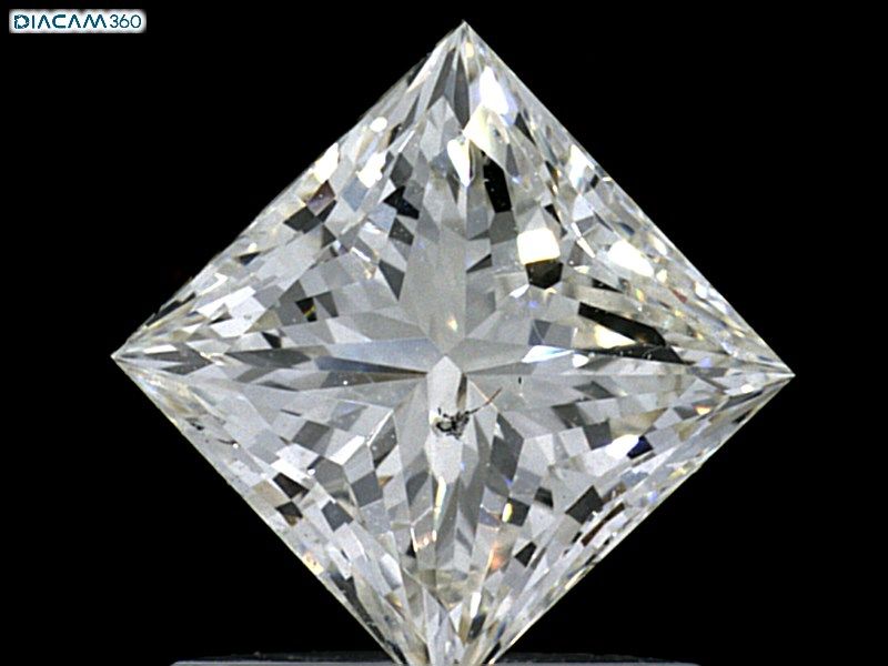 Diamond Natural 1,01Ct K-SI1 Princess - GIA1279475392