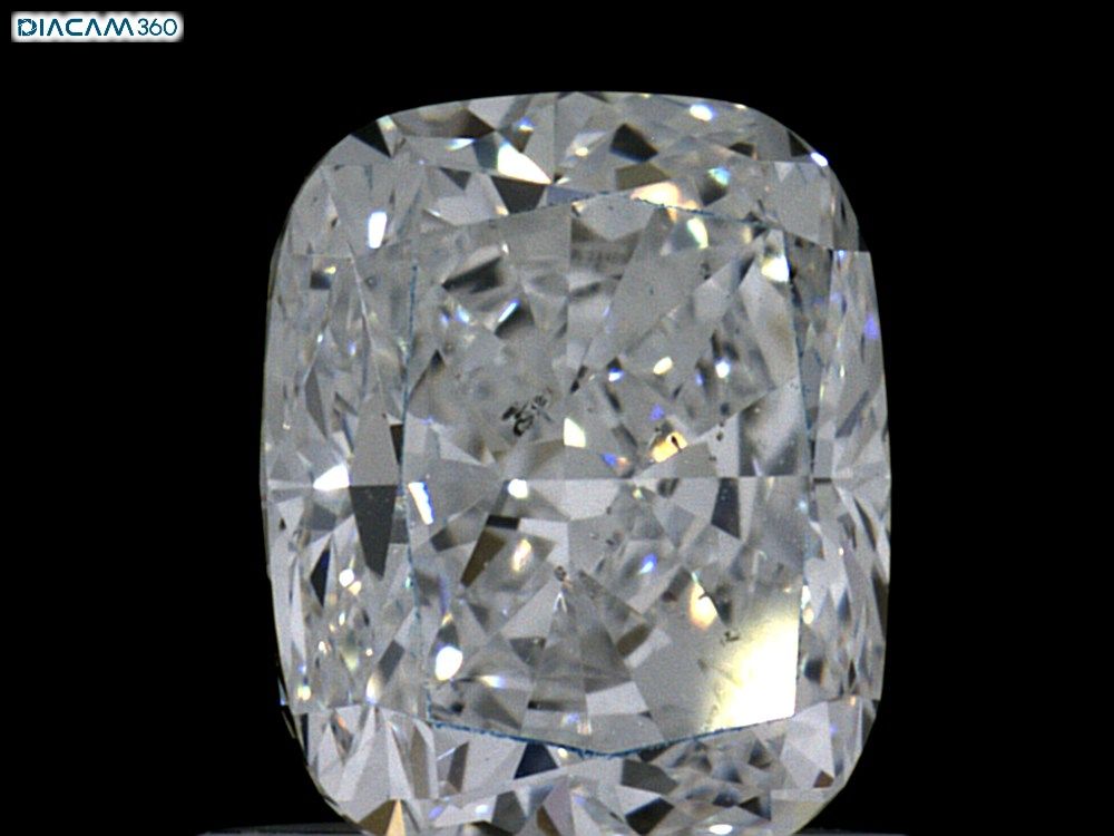 Diamond Natural 1,01Ct D-SI2 Cushion - GIA2446907847