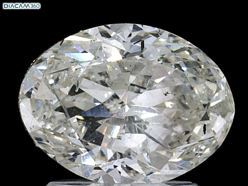 Diamond Natural 1,8Ct I-SI2 Oval - GIA6375298815