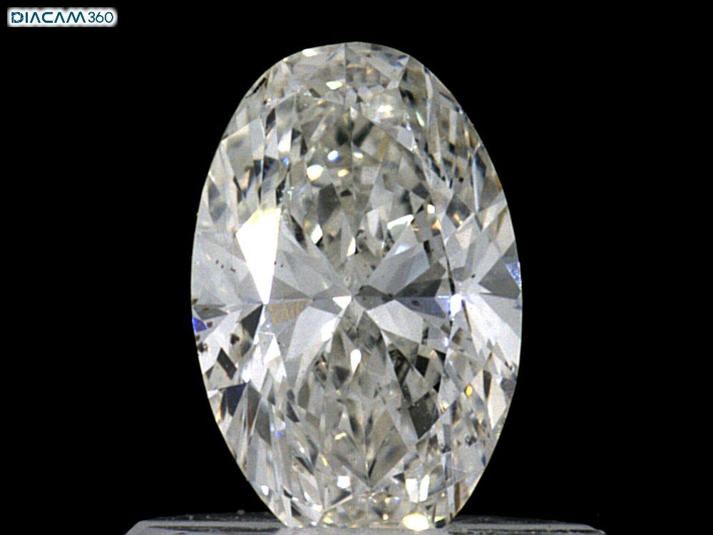 Diamond Natural 0,5Ct H-SI1 Oval - GIA7486801767