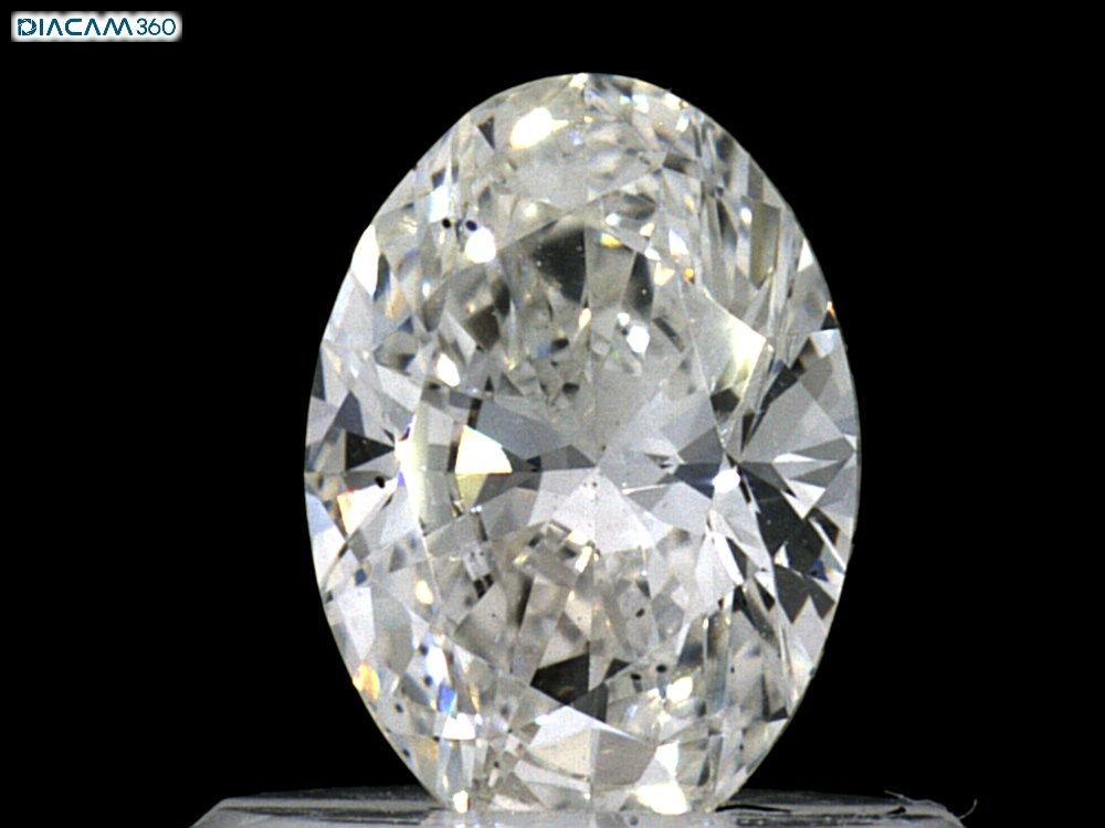 Diamond Natural 0,51Ct H-SI1 Oval - GIA3495166566