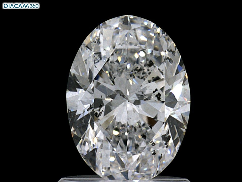 Diamond Natural 1,2Ct D-SI2 Oval - GIA2446271461
