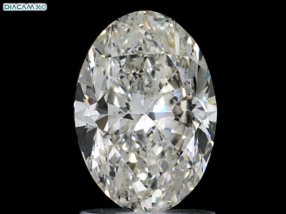 Diamond Natural 1,7Ct I-SI2 Oval - GIA7432136728