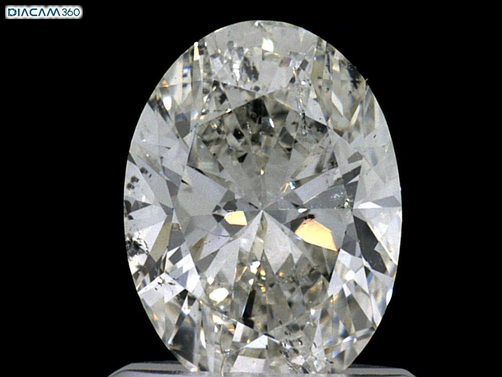 Diamond Natural 1,01Ct I-SI2 Oval - GIA2446020182
