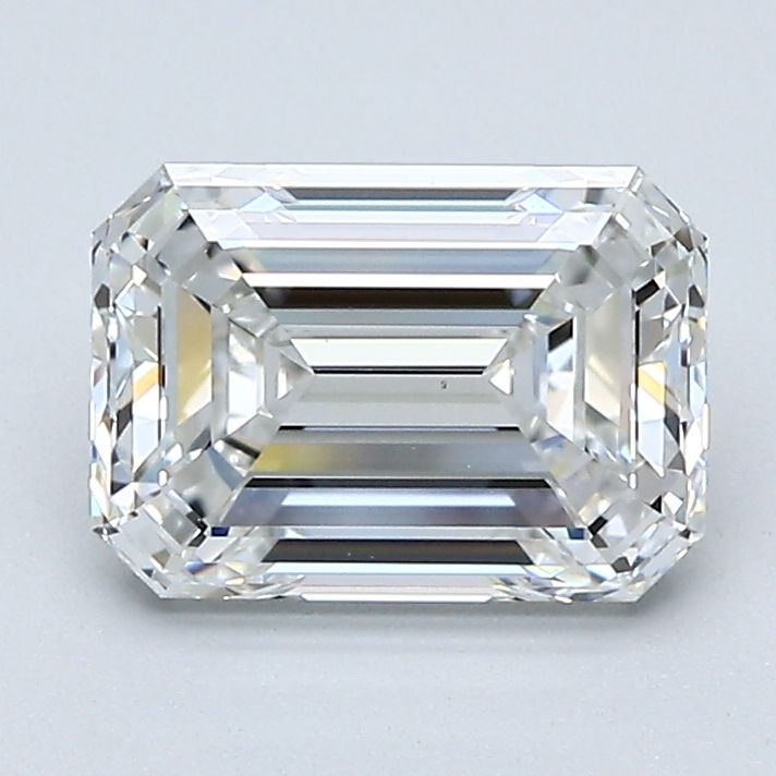 Diamond Natural 1,7Ct F-VVS2 Emerald - GIA2534747834
