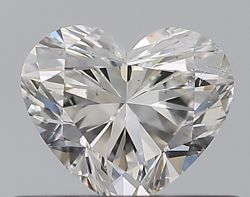 Diamond Natural 0,45Ct F-SI2 Heart - GIA6482390242