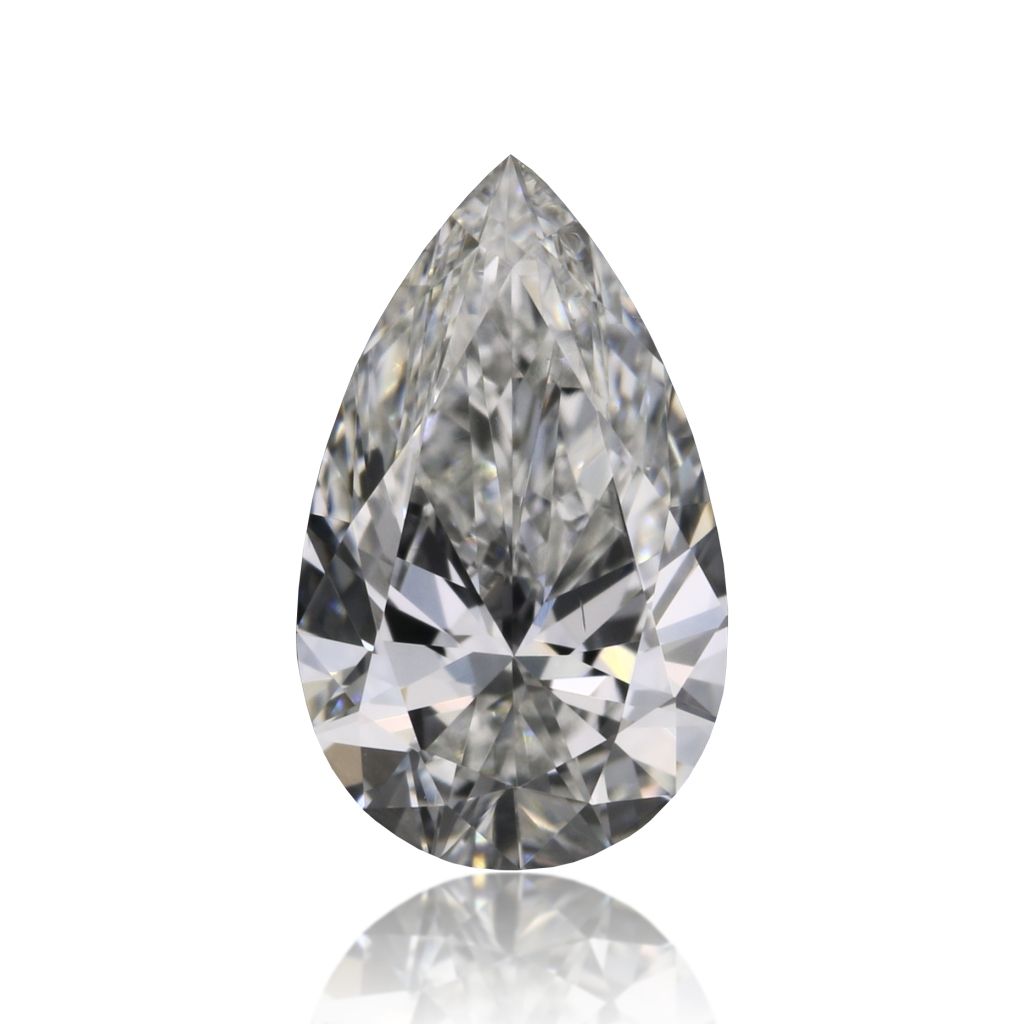 Diamond Natural 0,42Ct F-SI1 Pear - GIA5543164523