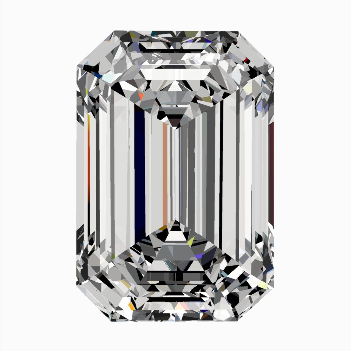 Diamond Natural 0,32Ct G-VS2 Emerald - GIA2546167493