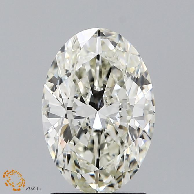 Diamond Natural 1,51Ct K-VVS1 Oval - GIA7452507453