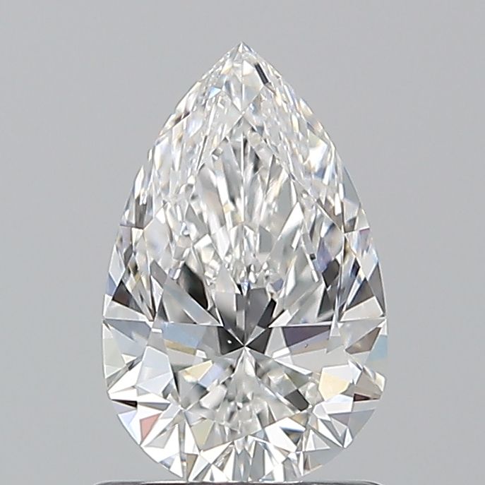 Diamond Natural 0,9Ct F-VS1 Pear - GIA7548660469
