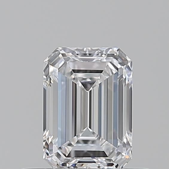 Diamond Natural 0,5Ct D-VVS1 Emerald - GIA7546122550