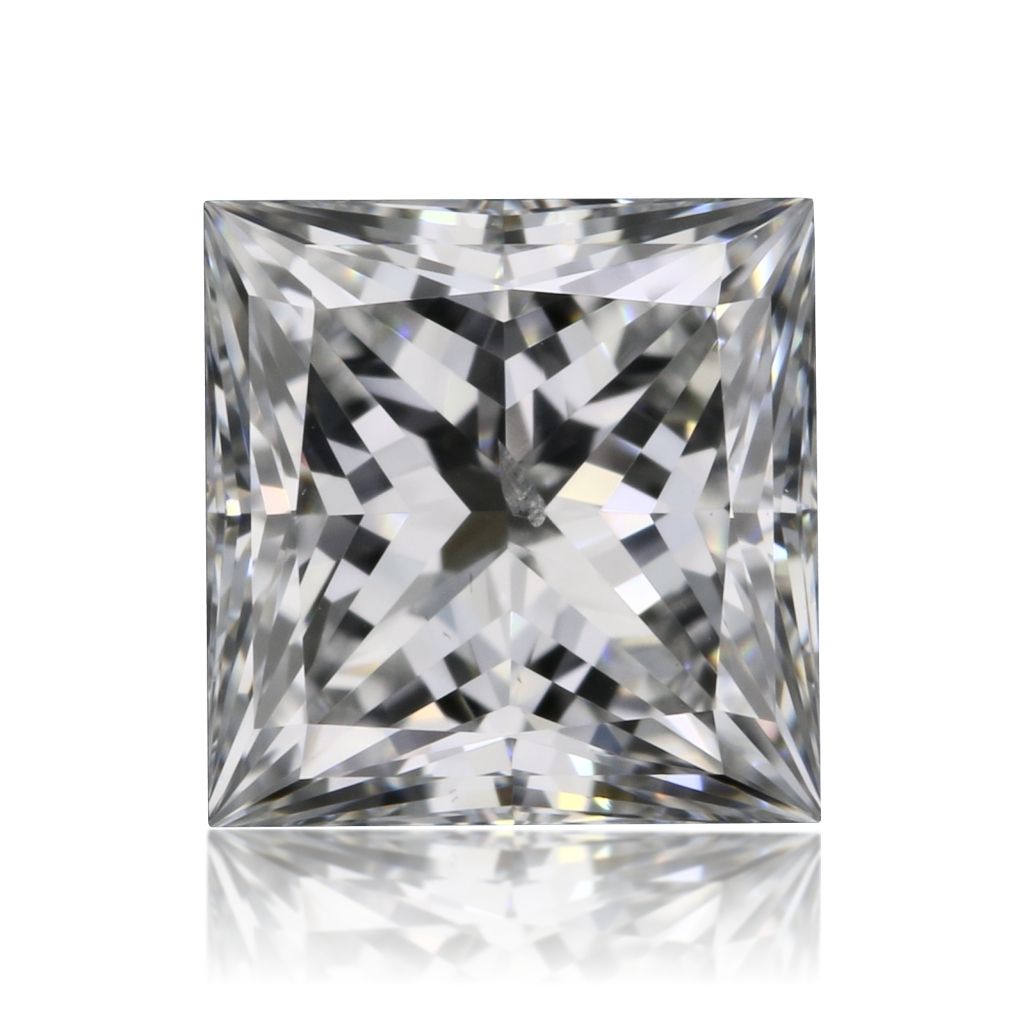 Diamond Natural 0,71Ct D-SI2 Princess - GIA1547118389
