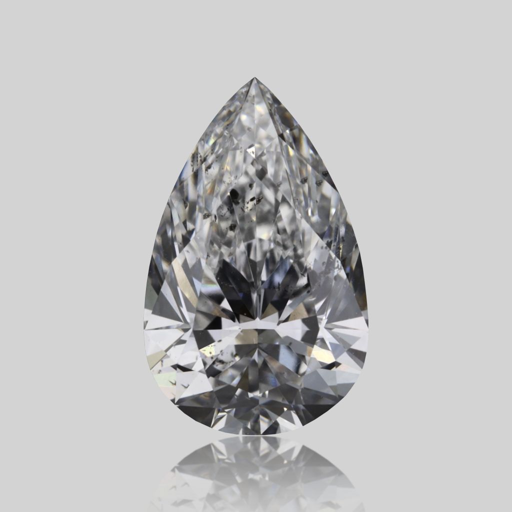Diamond Natural 0,9Ct D-SI2 Pear - GIA6522932521
