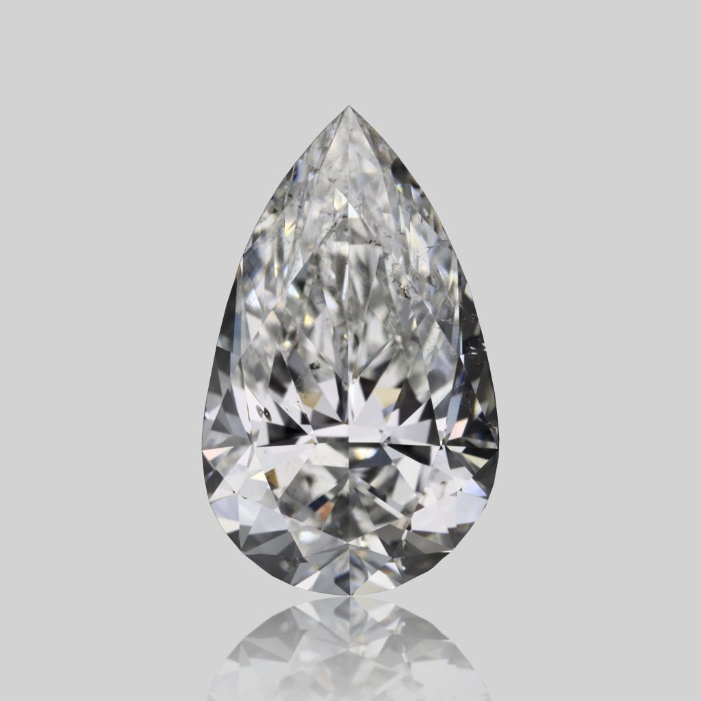 Diamond Natural 1,7Ct G-SI2 Pear - GIA7543942434