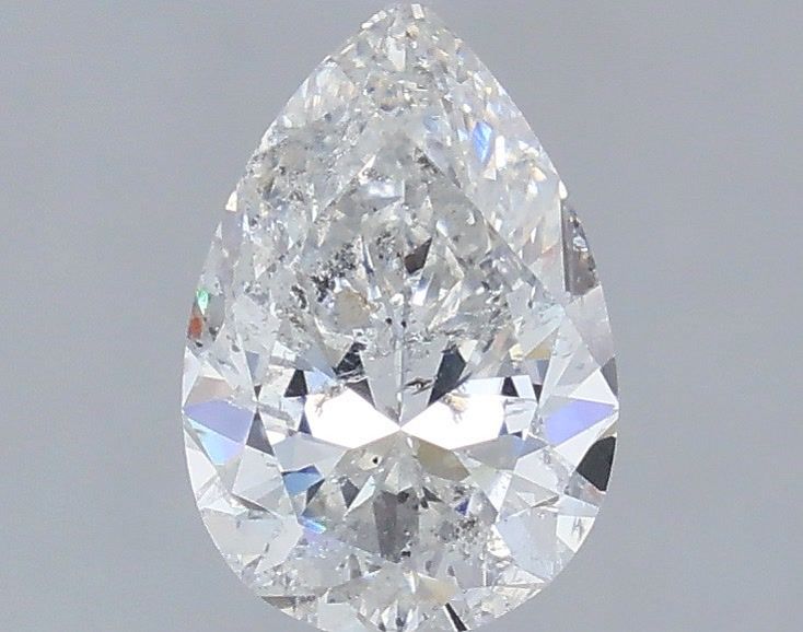 Diamond Natural 0,98Ct E-SI2 Pear - HRD250000251199