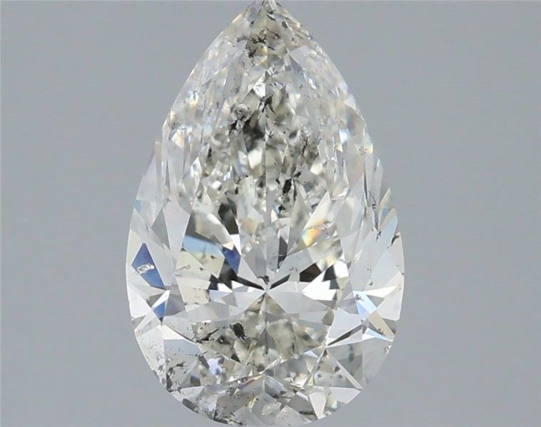 Diamond Natural 2Ct H-SI2 Pear - HRD250000278558