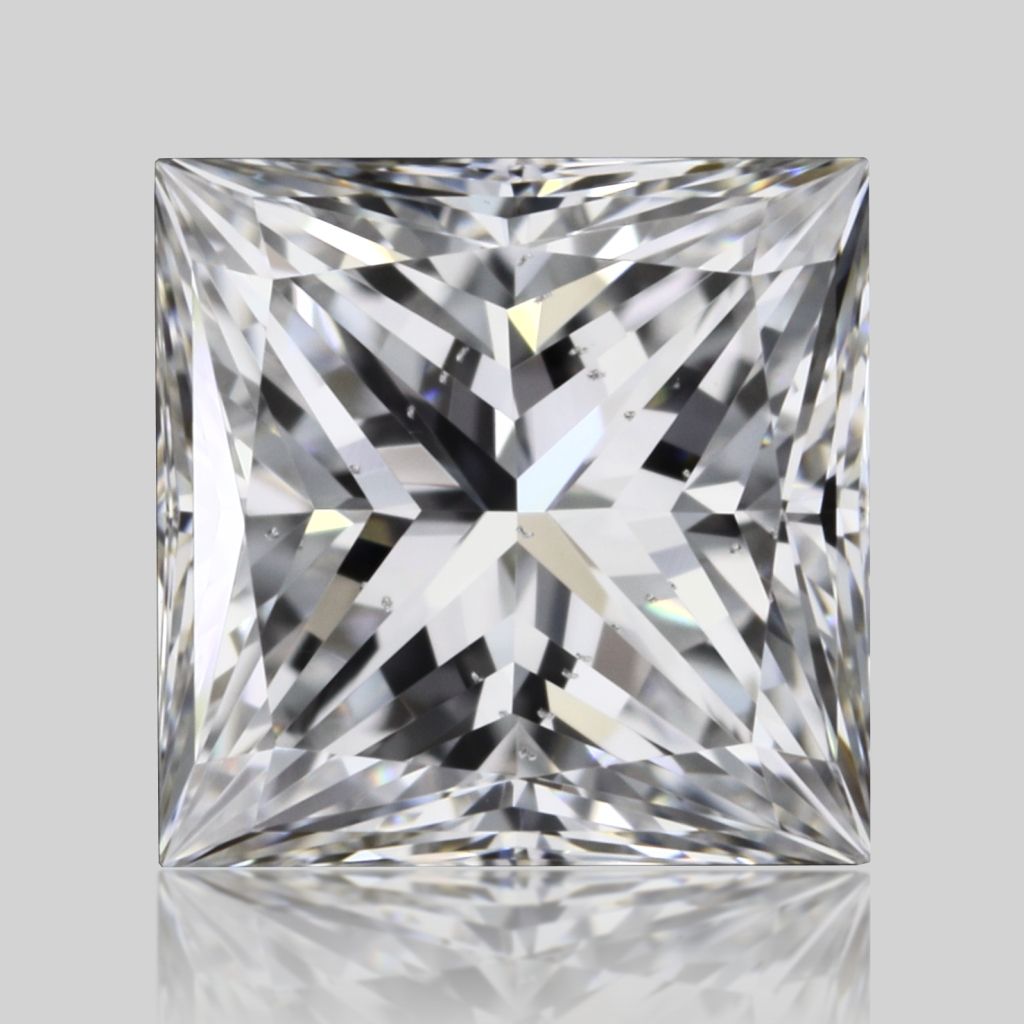 Diamond Natural 0,66Ct D-SI2 Princess - GIA6542565517