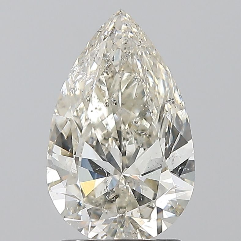 Diamond Natural 1,7Ct I-SI2 Pear - HRD250000191061