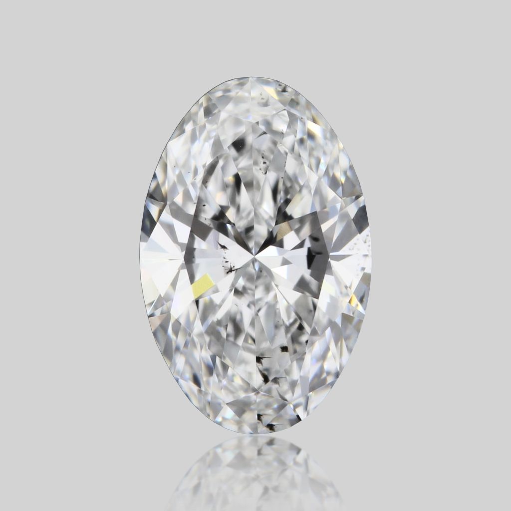 Diamond Natural 0,45Ct D-SI2 Oval - GIA5523220944