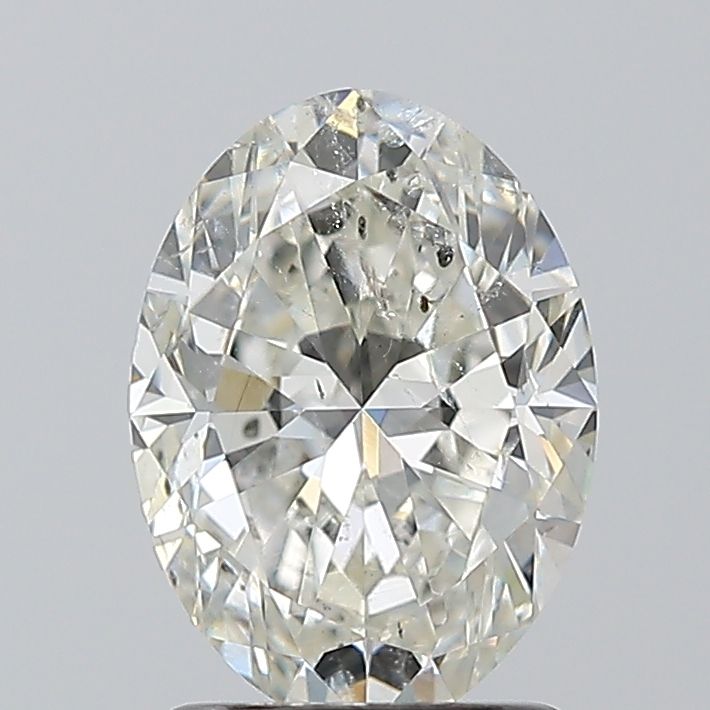 Diamond Natural 1,51Ct J-SI2 Oval - GIA2558151467