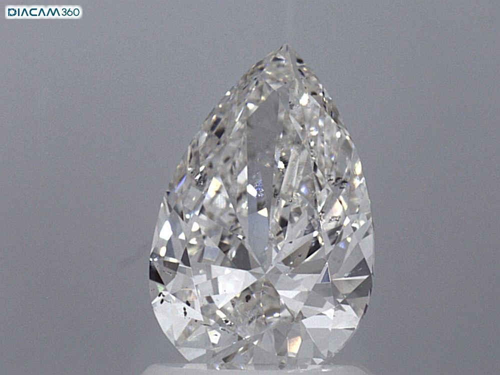 Diamond Natural 1,51Ct H-SI1 Pear - GIA2437367900