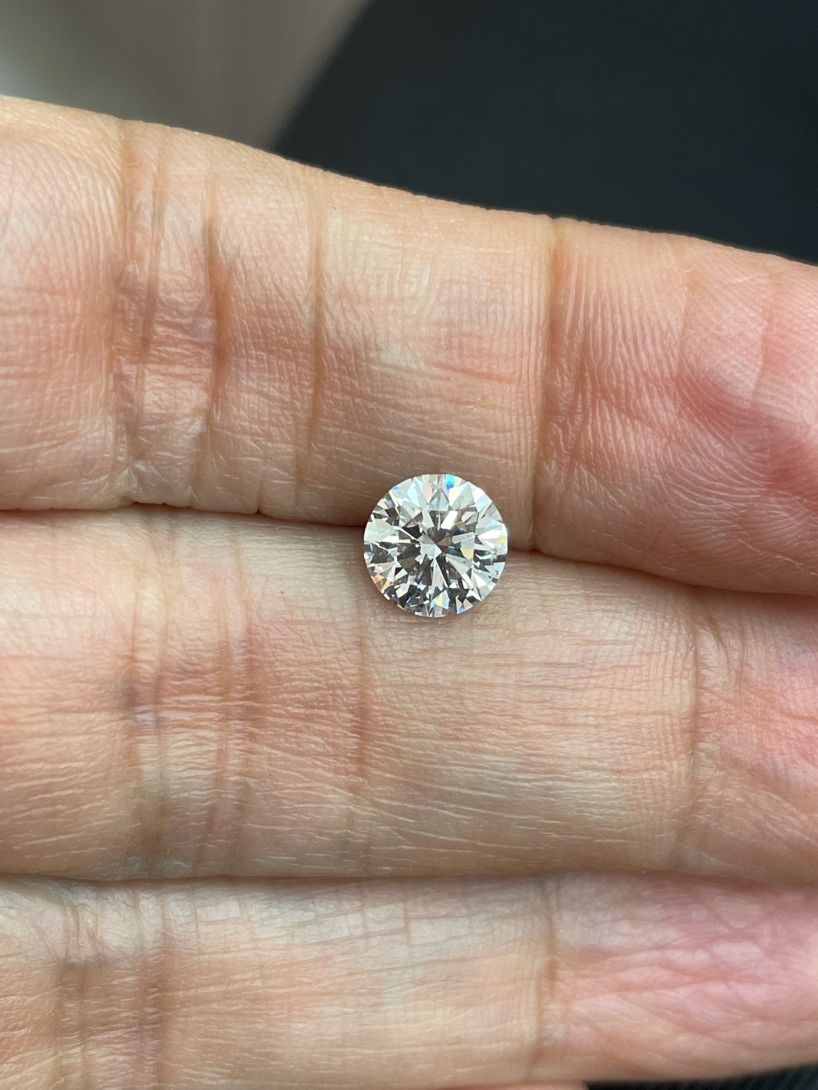 Diamond Natural 1,38Ct D-SI2 Round - GIA7196461519