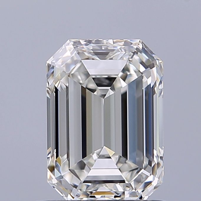 Diamond Natural 0,93Ct H-VVS2 Emerald - GIA7543936235
