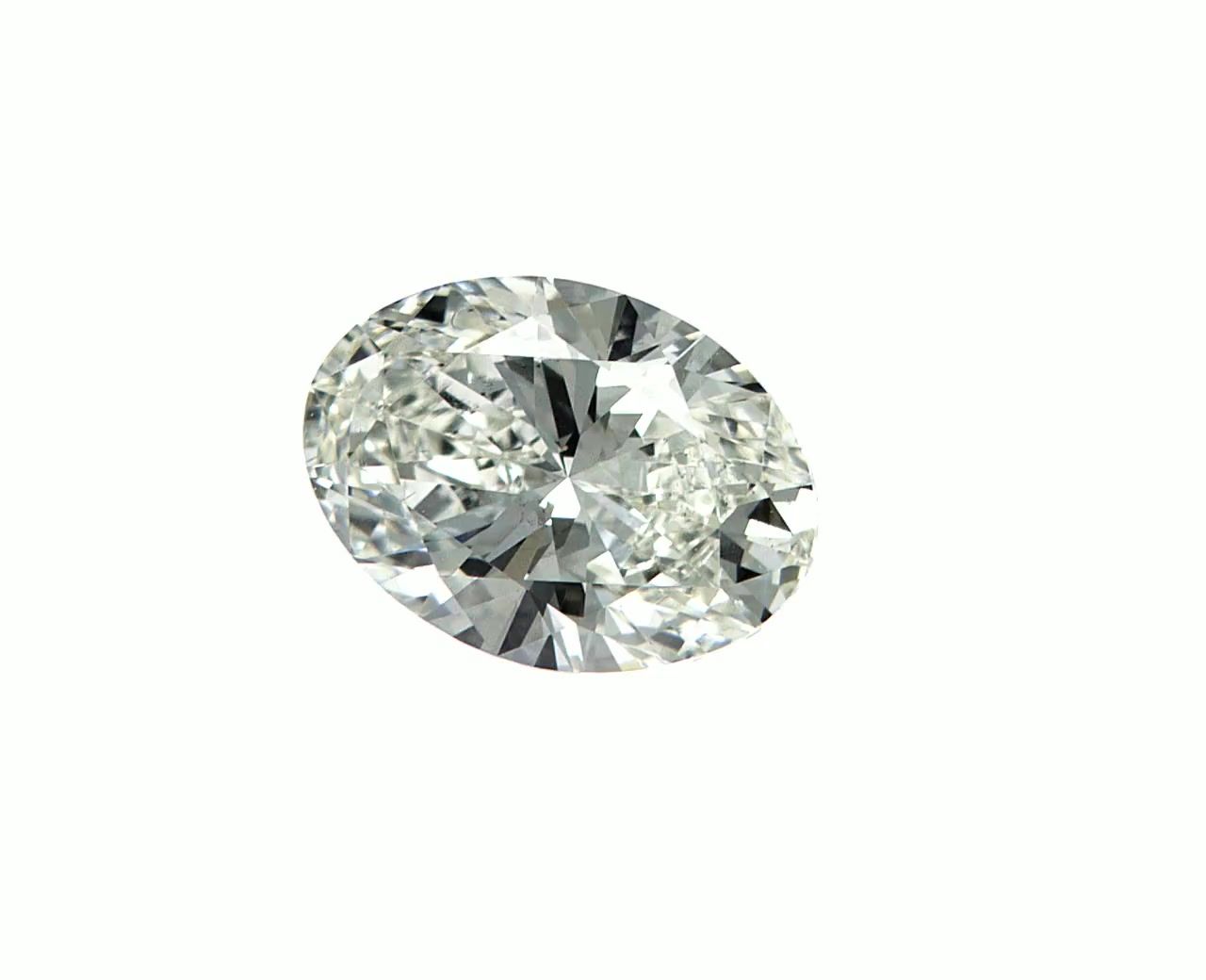 Diamond Natural 1,74Ct H-SI1 Oval - GIA6541044103