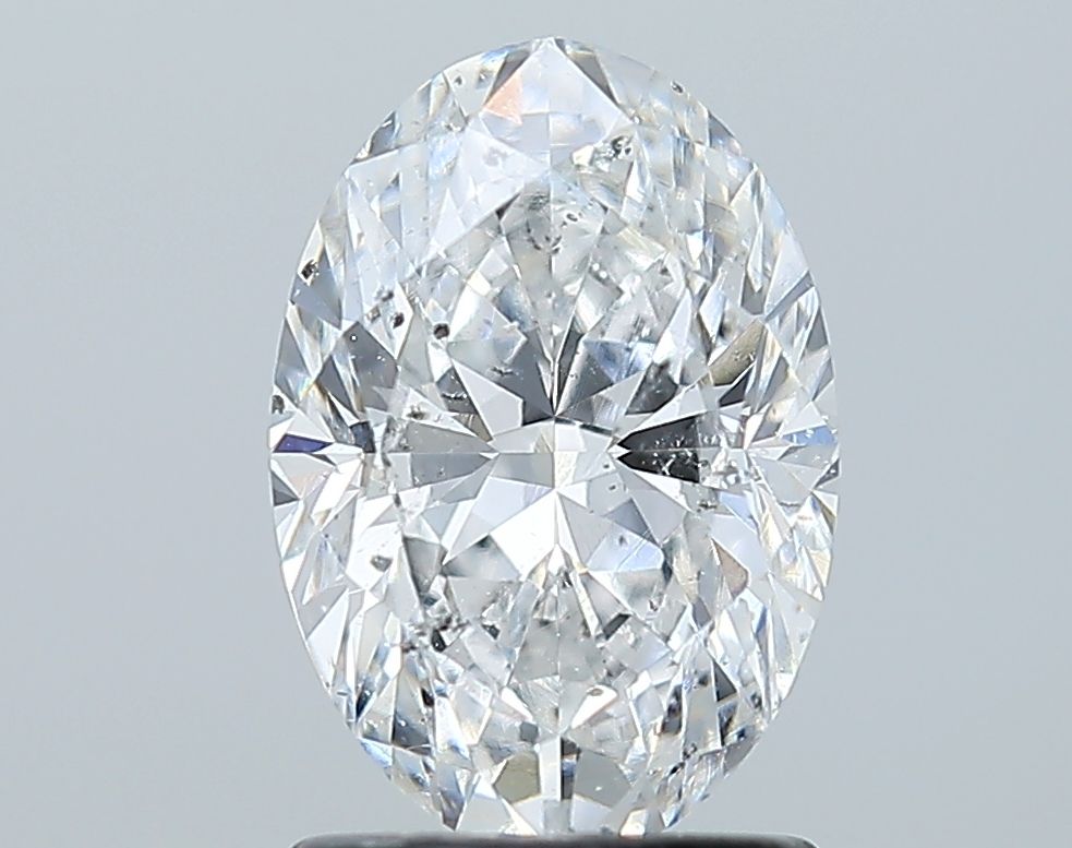 Diamond Natural 1,51Ct D-SI2 Oval - GIA1548880712