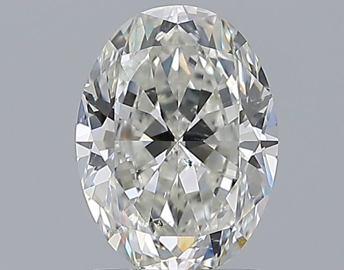 Diamond Natural 1,51Ct H-SI1 Oval - GIA1525162929