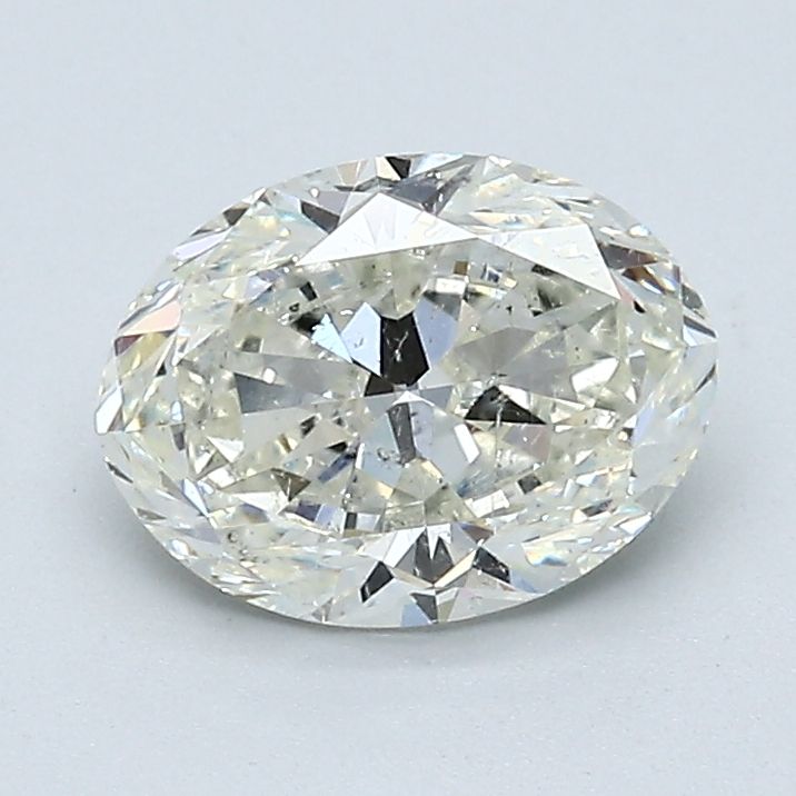 Diamond Natural 1,51Ct K-SI2 Oval - GIA2448014975