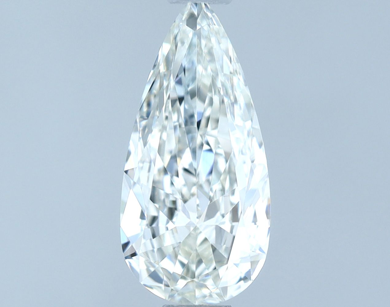 Diamond Natural 0,63Ct G-VVS1 Pear - IGI706509477