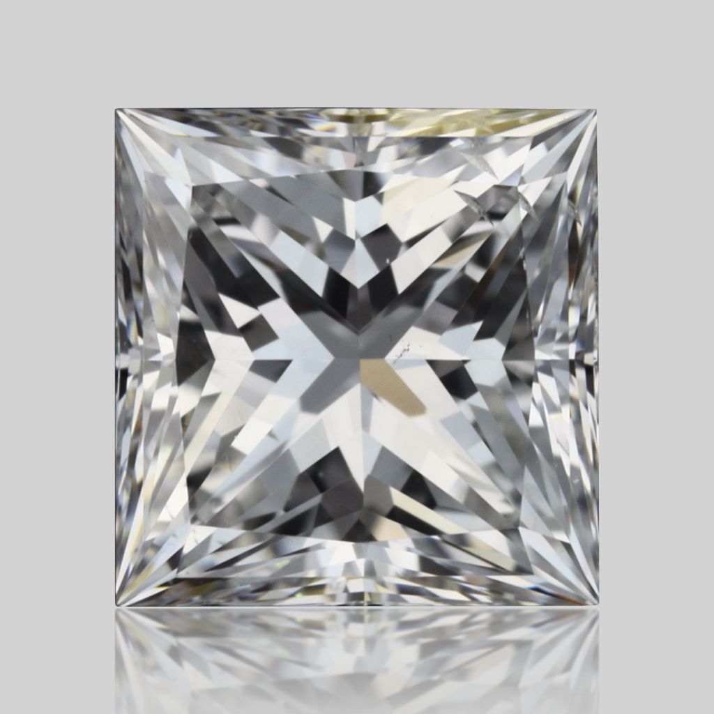 Diamond Natural 0,7Ct D-SI2 Princess - GIA6532605343