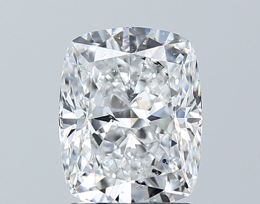 Diamond Natural 2Ct D-SI2 Cushion - GIA1232920178
