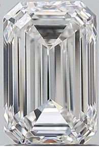 Diamond Natural 1,5Ct F-VS1 Emerald - GIA7541532818
