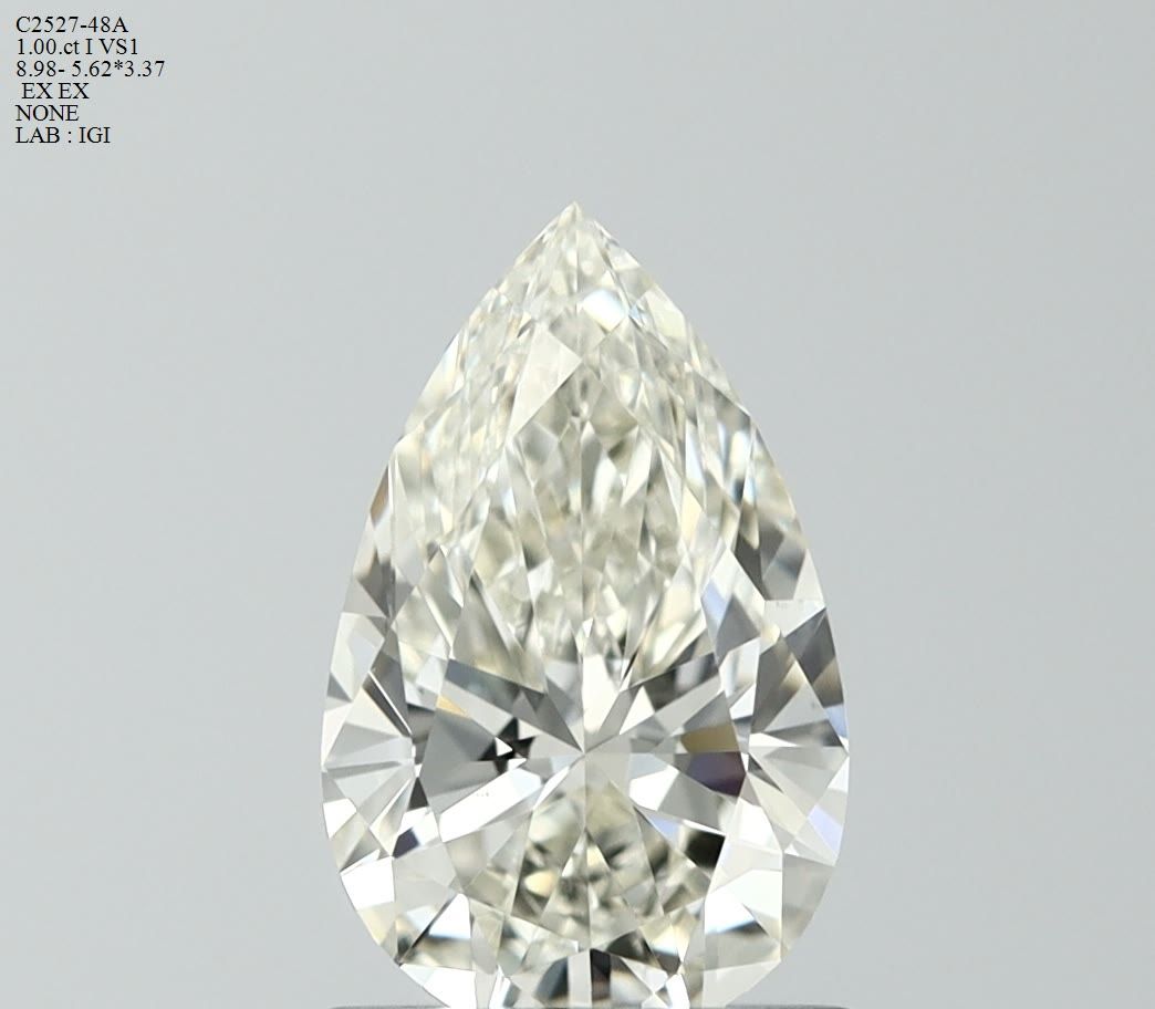 Diamond Natural 1Ct I-VS1 Pear - IGI727572885