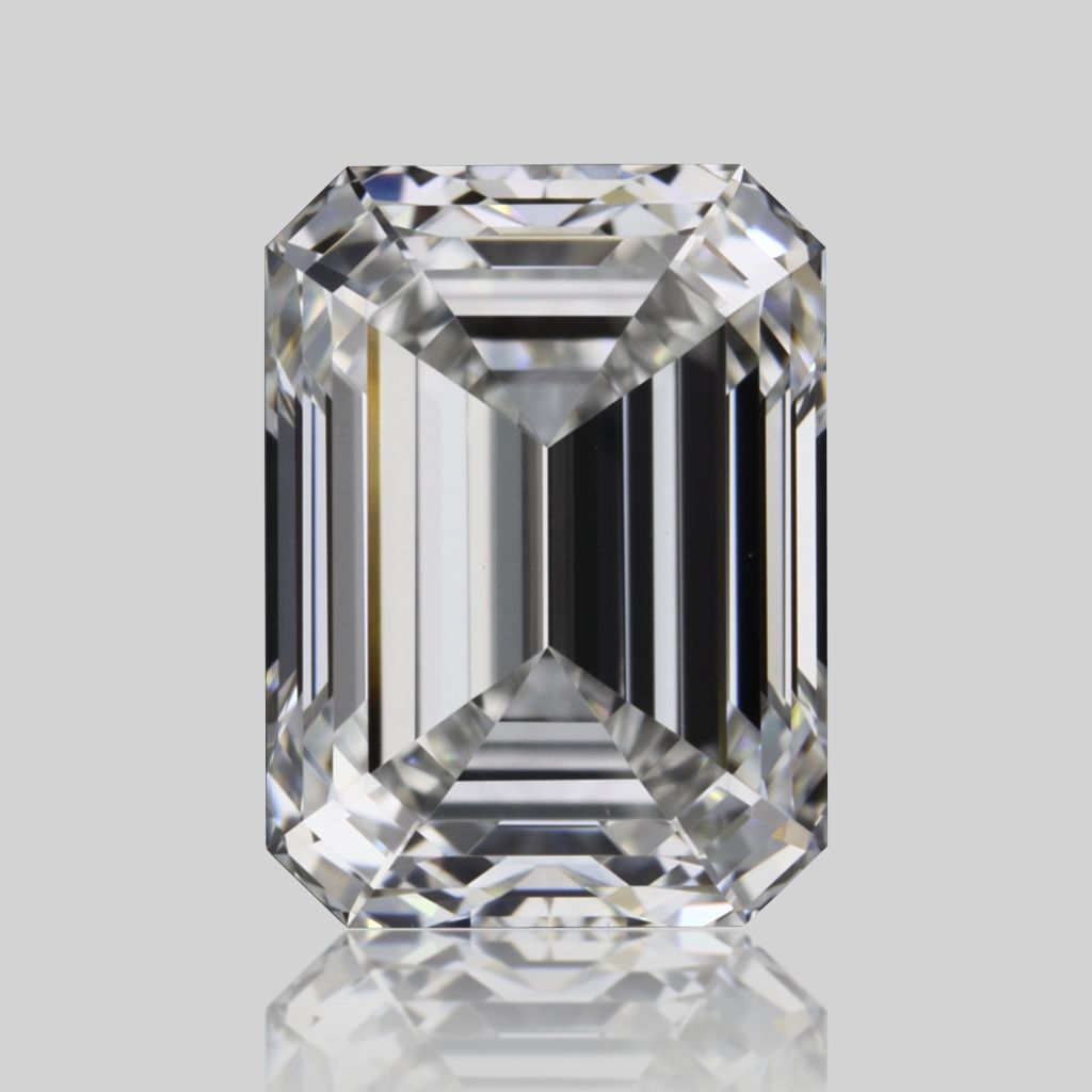 Diamond Natural 0,9Ct F-VVS2 Emerald - GIA7542997153