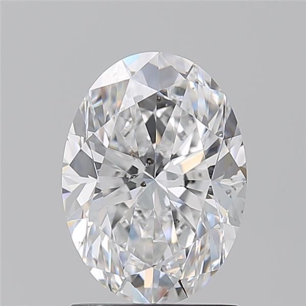 Diamond Natural 1,71Ct D-SI2 Oval - GIA6545091582