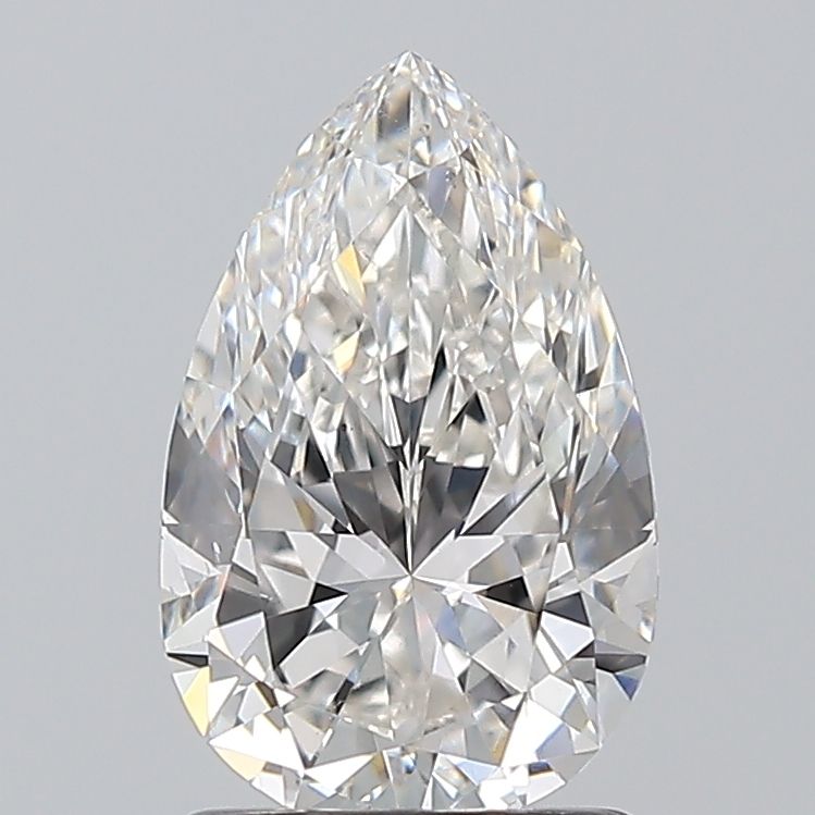 Diamond Natural 1,3Ct H-SI1 Pear - GIA5543424605