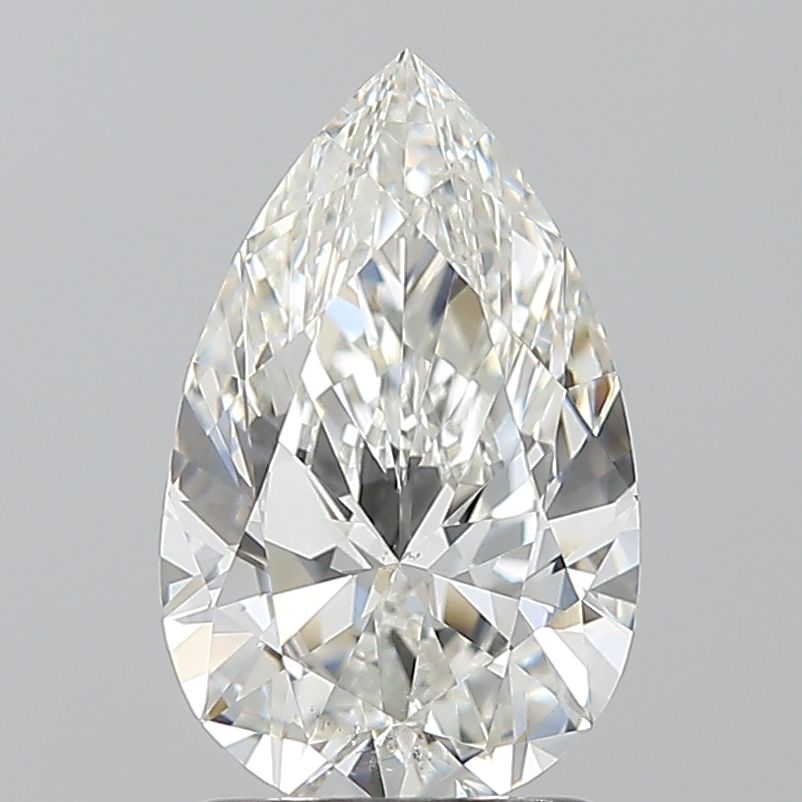 Diamond Natural 1,7Ct H-SI1 Pear - GIA6541456584