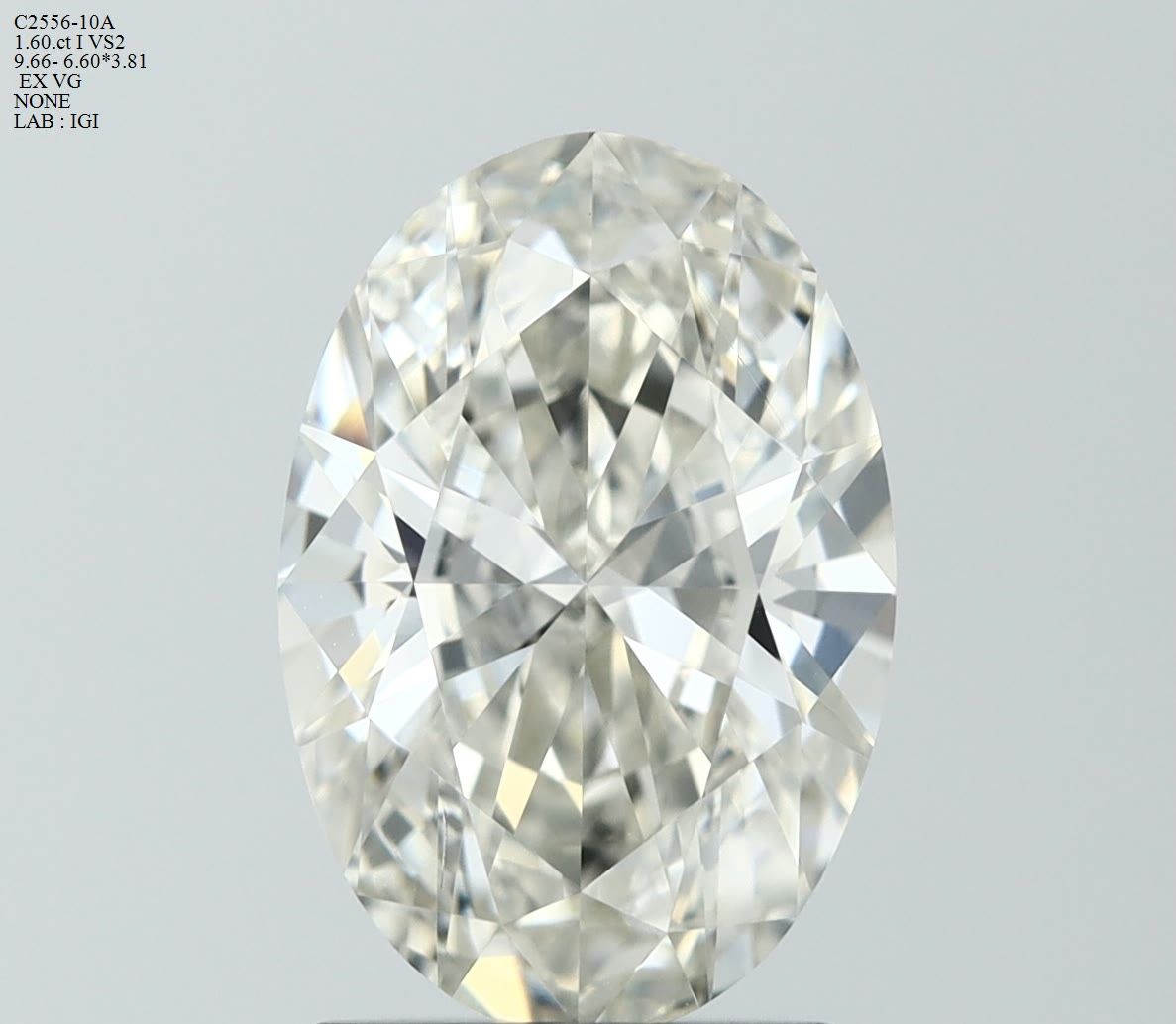 Diamond Natural 1,6Ct I-VS2 Oval - IGI739588416
