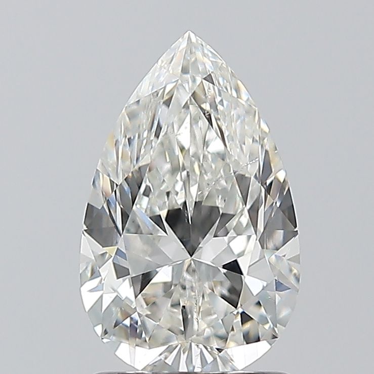 Diamond Natural 1,3Ct H-SI2 Pear - GIA5543829583
