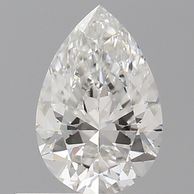 Diamond Natural 0,5Ct F-VVS2 Pear - GIA6551225270