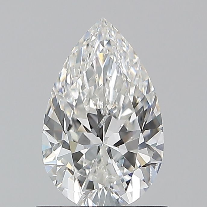 Diamond Natural 0,9Ct F-SI2 Pear - GIA7556037285