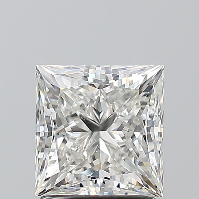 Diamond Natural 1,52Ct I-SI2 Princess - GIA7551051191