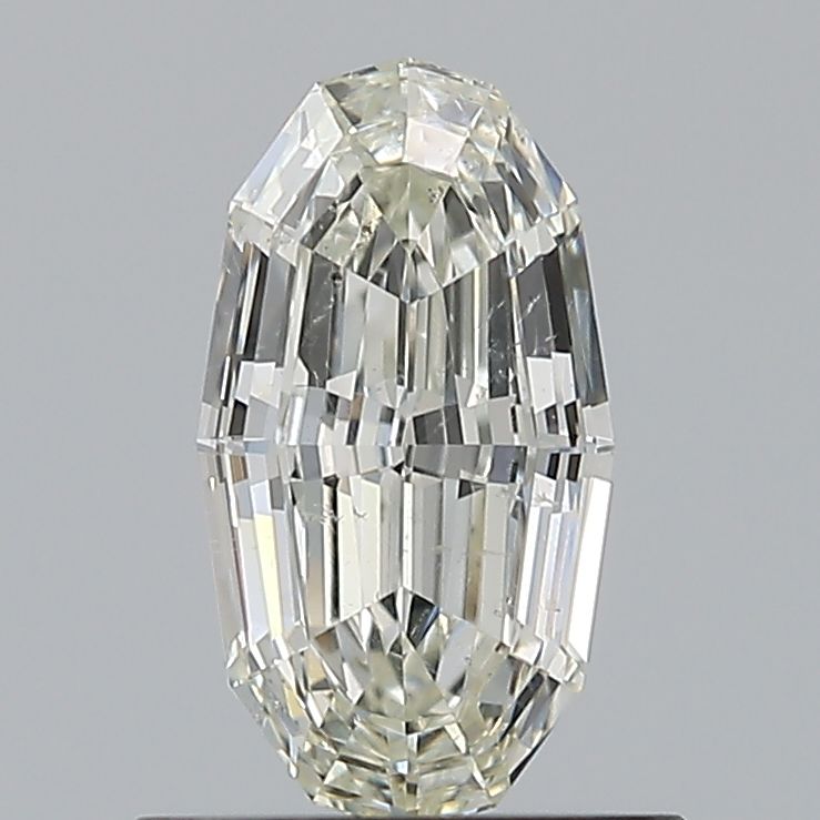 Diamond Natural 0,81Ct J-SI2 Oval - GIA6535052074