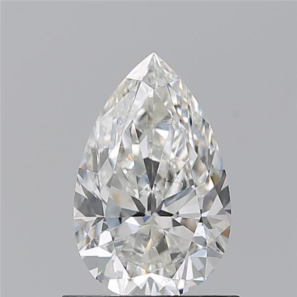 Diamond Natural 0,9Ct G-SI1 Pear - GIA3555084678