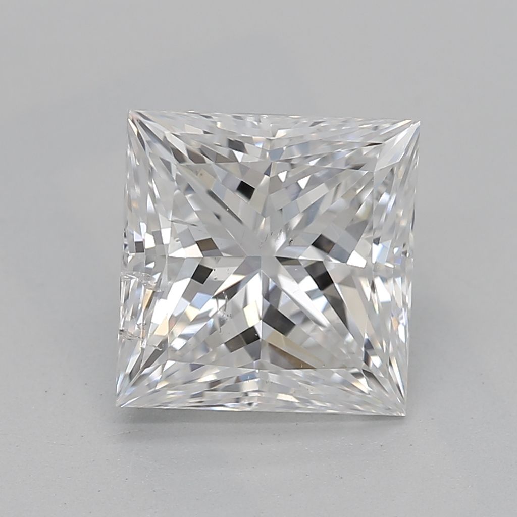 Diamond Natural 1,73Ct D-SI2 Princess - GIA1525055051